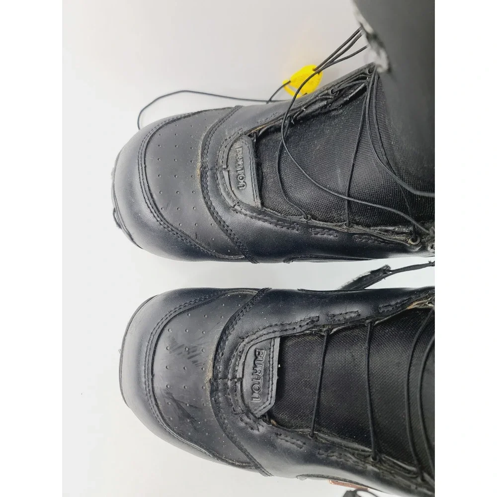 Burton Round Toe Synthetic Leather / Fabric Snowboard Boots, Men's Size 11 Black
